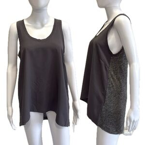 Banana Republic Heritage A-Line Tank Top Womens Size M Linen Viscose Scoop Neck